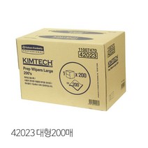 유한킴벌리 킴테크와이퍼 프랩와이퍼 대형200매 42023 - 230126978EA, 본상품선택