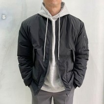 라운지21 남자 오버핏 웰론 패딩 항공 점퍼