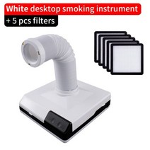 국소배기장치 LUXIANZI 납땜 연기 흡수기 ESD 추출기 LED 조명 활성탄 필터 스펀지 흡연 기기 60W 439073, LXZ921301CS, 미국