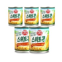 오뚜기 스위트콘 옥수수캔 콘샐러드 198g 1개 콘샌드위치 옥수수캔요리, 5개