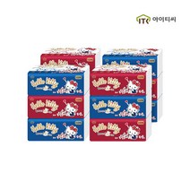 헬로키티 천연펄프 팝업티슈 3겹 110매, 12개
