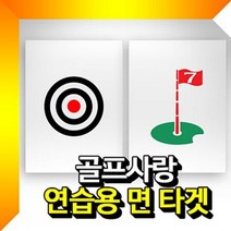 면타겟(소형) 골프타겟 골프연습용타겟 골프과녁타겟 골프깃발타겟 골프망, 원형