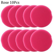 핑거 하이드로 퍼프 세척 10 개/묶음 페이스 메이크업 코스메틱 에어 쿠션 BB 크림 파, 1 건, Rose 10pcs