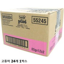 반려묘 위스카스 키튼 파우치 고등어 85g 24팩 1박스, 본상품선택