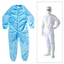 소노스코리아 제전복 일체형 원피스-정전기방지 방진복, 01_화이트