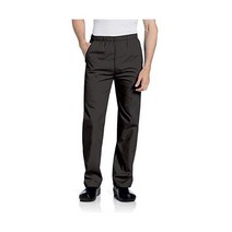 Landau Essentials 남성용 릴렉스 핏 3포켓 엘라스틱 스크럽 팬츠 8550, Black, Black