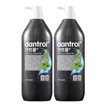 댄트롤 딥 클린 박하 솔트 샴푸, 820ml, 2개