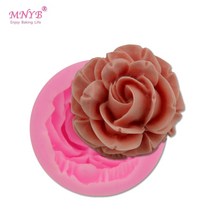 모양틀 2019자체디자인 입체 두꺼운 월병 몰드 해바라기 가정용 베이킹 꽃 장미 실리콘 케이크 금형 3d 꽃 퐁당 금형 컵케익 젤리 사탕 초콜릿 장식 도구 금형 fq2825, 없음
