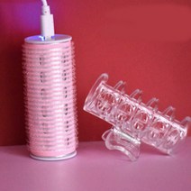 USB 충전식 휴대용 헤어롤 앞머리 그루프 열전도, 1개