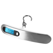 매달림 저울 휴대용 스테인레스 스틸 수하물 저울 낚시 소포 무게 전자 50kg, 04 D
