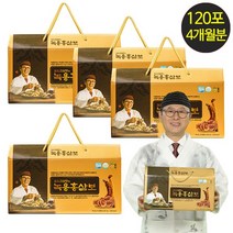 TV홈쇼핑 김오곤 원장 녹용홍삼보 2개월분 70ml 60포/4개월 120포/6년근 홍삼 녹용 액상 홍삼 녹용 음료 차 홍삼액 엑기스 즙 액기스 엑기스 명절 추석 설날 어버이날 선물, 120포 4개월분