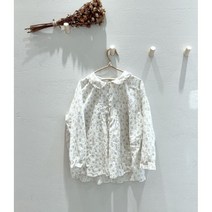 (여성스런블라우스)yn 은은한 셀츠 코튼 플라워 나염BL 데일리 미시룩 사랑스러운 러블리