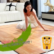 [기획한정세일50%] 한화생활건강 온열매트 전기매트 전기장판 1인용 2인용 쇼파전기장판, 08_우드 모노륨 거실형 (분리난방)