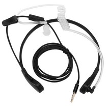 1 핀 3.5mm 목구멍 마이크 마이크 커버 티 스코트 튜브 이어폰 헤드셋 삼성 / HTC / LG / BlackBerry / Motoro 스마트 폰 이어폰, 검정, 흰색
