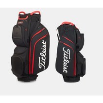 타이틀리스트 캐디백 TB22CT8 2022 새상품 카트 스테디셀러 아울렛 베스트, 1.블랙 레드