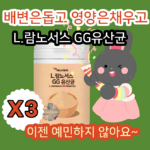 에너데이 L람노서스 GG유산균 230g 락토바실러스람노서스GG GG유산균 프락토올리고당 엘쥐쥐유산균 엘지지유산균 여성 남성 부모님 우리아이 중년 중장년 직장인 에게좋은 선물 추천, 3개