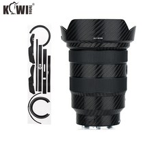 Kiwi-스크래치 방지 렌즈 및 렌즈 후드 커버 스티커 프로텍터 소니 FE 16-35mm f/2.8 GM 렌즈 (SEL1635GM) 탄소 섬유 블랙