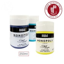 쉴드 모노폴리 아크릴물감 낱색 (250ml)66색, 619 Medium Magenta