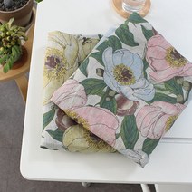 대폭 퓨어린넨) 코스모폴리탄 플라워(2컬러) c2, 옐로우