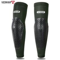오토바이 바이크 보호 장비 무릎 안전장비 세트 상체 하체 보호대 VEMAR 통기성 안티 가을 팔꿈치 패드 고탄성 모토 크로스 DH MTB 사이클링 슬리브 Kneepads, 2pcs-elbow-Green+M