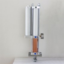 에어실린더 가스-액체 부스터 실린더 보어 63mm 수직 부스터 실린더 공압 공구 유압 실린더 빠른 부스트, 08 MPT63X50-10-3T, 08 MPT63X50-10-3T