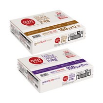 CJ 햇반 현미귀리곤약밥 150G12+귀리흑미곤약밥 150G12, 상세 설명 참조