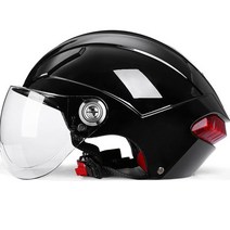 전기 복고풍 레트로버 아라이램5 바이크 AGV오픈페이스 덱스톤500TX SOL 할리 비틀 SST헬멧 쇼에이 오토바이용품매장, 타조 블랙