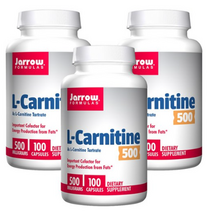 재로우 L-카르니틴 500mg 캡슐 글루텐 프리, 100정, 3개