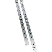 랙솔루션 1U 4 포스트 2 서버 랙 레일 키트 HP DL320 및 DL360 Gen 8 10과 호환 가능, 단일모델명/품번