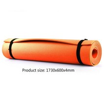 헬스장바닥 바닥 고무매트 헬스장 바닥재 요가 매트 EVA 1730x600x4mm 비 슬립, CHINA, 03 Orange 4mm