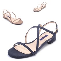 [SAERA][세라구두](여성샌들) S22S425 네이비 코코아 베이지 멀티