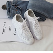 핫템퀸 발이예쁜 여성 여자 여름 케이트 레이스 스니커즈 4cm