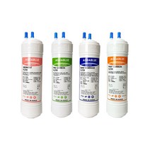 야자수카본 국내생산 현대큐밍 정수기 필터 호환 HP-630C 전체세트 4개, (나노업그레이드) 9인치단방향4개(630CHQ)