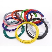 UL 1015 유연한 연선 PVC 와이어 및 케이블 주석 도금 구리 18AWG 20AWG 22AWG 24AWG 고온 105 ° 전압 60, 02 Red_01 1 Meter_02 16 AWG