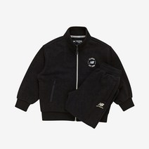 (국내매장판) 뉴발란스 어린이 키즈 클로버 트랙 세트 블랙