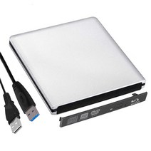 외장CD롬 광학 드라이브 케이스 12 7mm usb 3 0 블루레이 외부 인클로저 sata 없는 노트북 노트북용 USB 외부, 12.7mm DVD RW