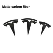 사이드월 라운지쉘터 레이어닝 카라반3pcs Car Front Rear Emblem Sticker Black for Tesla Model 3 Y Aut, 10 Model Y 3pcs