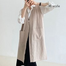 H스타일 TK 린넨롱베스트 봄 여름 베스트