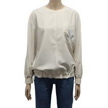 레노마레이디 볼륨밑단 뒷지퍼 캐주얼 블라우스 CB11BL020