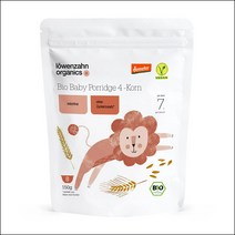 뢰벤짠 독일 Iowenzahn 뢰벤짠 4곡 오트밀 홀그레인 시리얼 죽 이유식 150g 5팩