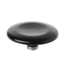 MMI 노브 조이스틱 버튼 캡 커버 수리 아우디 A4L A5 Q5 A6L Q7 A8 용, 01 Bright Black