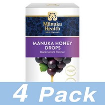 마누카헬스 마누카 허니 드랍 블랙커런트 15 팩 65G Manuka Health Honey Kpf 4개