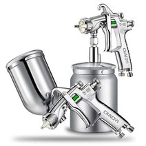 스프레이건 뿜칠 분무 안개 페인트칠 사타건 가구 분사, W-71상부냄비1.5구경(냄비포함)