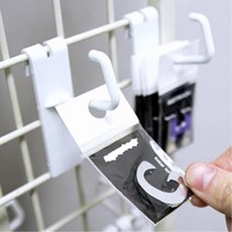 업소용 매장 디피용 철망고리 흰색 20p 휀스망걸이, 24개