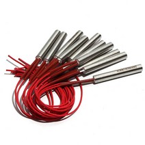 카트리지 히터 10pcs 12mm 튜브 카트리지 저항기 금형 용접 가열 용 38/40/42/45/48mm AC220V/110V/380V 11, 01 110V_01 110W 12x38mm