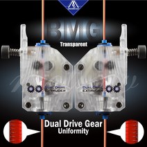 Mellow Bowden 압출기 NF Bmg 압출기 용 Btech 이중 드라이브 압출기 Mk8 Anet A8 Cr-10 Prusa I3 Mk3 Ender 3, 세트 2, 왼쪽