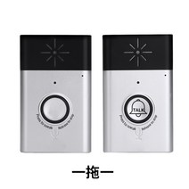 스마트초인종 무선 인터폰 양방향 음성 펀칭불필요 가정용 원거리 호출기 스마트 전자문 ., T02-onebyone은색(바로 1실외기+1실내기기)