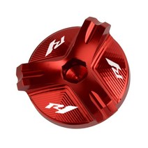 바이크 오토바이 CNC 엔진 오일 필러 캡 플매트 카펫 러그 커버 야마하 YZF R1 R3 R6 YZFR1 1998- YZFR3 - YZFR6 YZFR6S 2006-, [08] R3 Gold