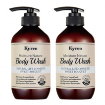 키렌 모이스처 네이처 바디워시 1+1 스위트부케 500ml, 바디워시+바디워시, 스위트부케향, 2개