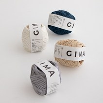 DARUMA 다루마 기마(GIMA) 30g 뜨개실 코튼실 린넨실 기마실, 2 내추럴브라운
